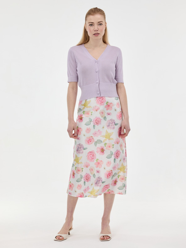 Orsay ORSAY Világos lila női kardigán rövid ujjú