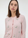 Orsay ORSAY Világos rózsaszín női kardigán hímzéssel