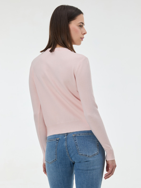 Orsay ORSAY Világos rózsaszín női kardigán hímzéssel