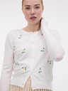Orsay ORSAY Krémszínű női kardigán hímzéssel