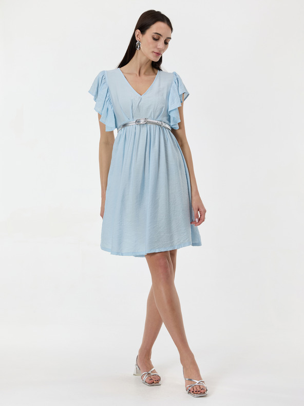 Orsay ORSAY Világoskék női térdig érő ruha