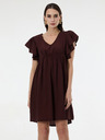 Orsay ORSAY Sötétbarna női térdig érő ruha