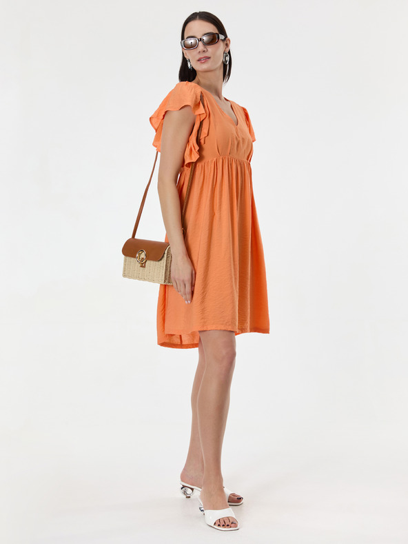 Orsay ORSAY narancssárga női térdig érő ruha