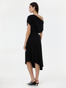 Orsay ORSAY fekete női midi ruha