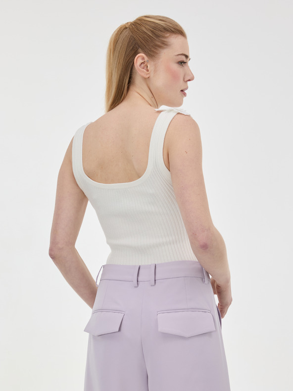 Orsay ORSAY Fehér női trikó applikációval