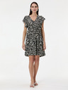Orsay ORSAY fekete női mintás, térdig érő ruha