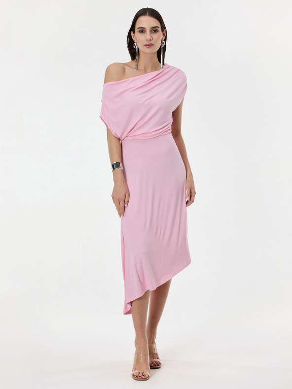 Orsay Orsay világos rózsaszín női midi ruha