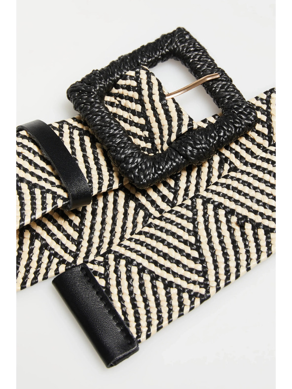 Moodo Kötött öv fekete Moodo