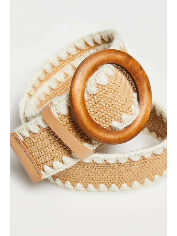 Moodo Kötött öv bézs Moodo