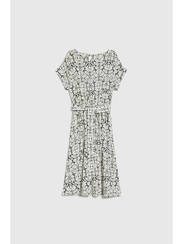 Moodo Fekete viszkóz ruha Moodo