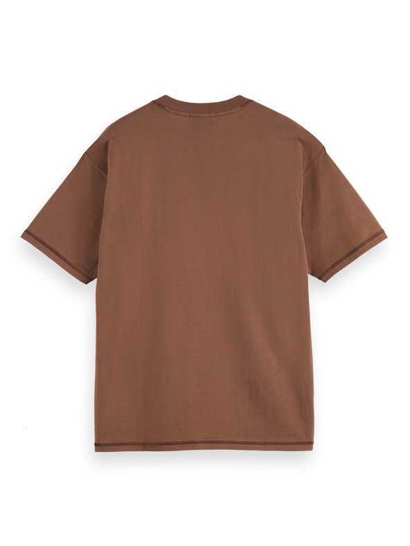 Scotch & Soda Férfi laza feliratú póló