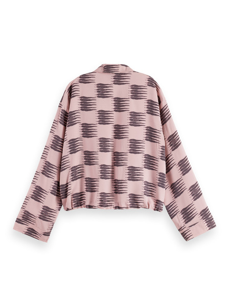 Scotch & Soda Rózsaszín női ing kötözővel