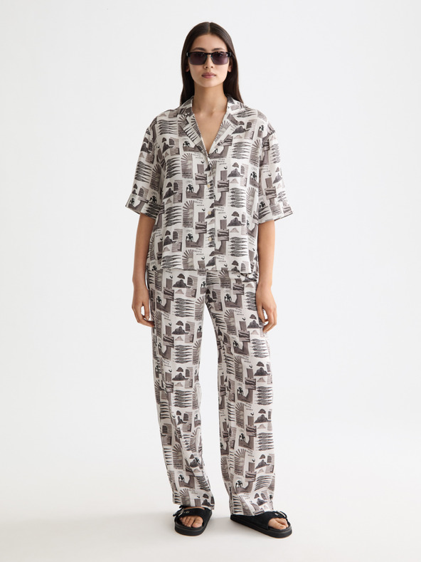 Scotch & Soda Laza mintás nadrág Gia