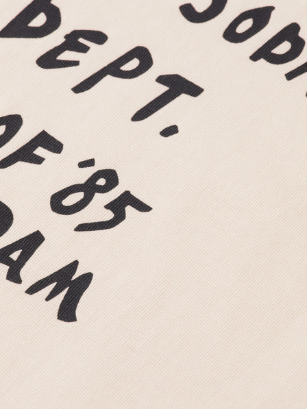 Scotch & Soda Női krémszínű feliratú póló