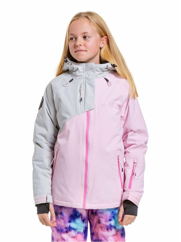 Meatfly Meatfly gyerek SNB & SKI dzseki Deliah Grey/Pastel Pink