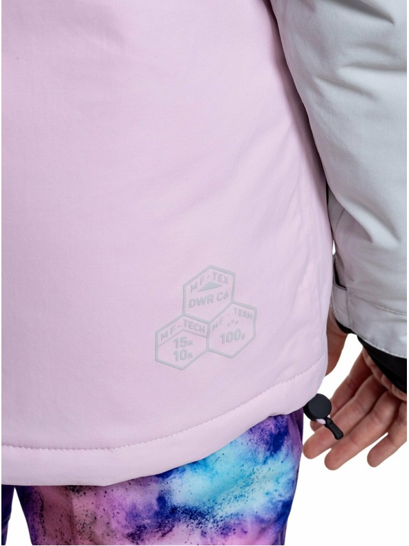 Meatfly Meatfly gyerek SNB & SKI dzseki Deliah Grey/Pastel Pink