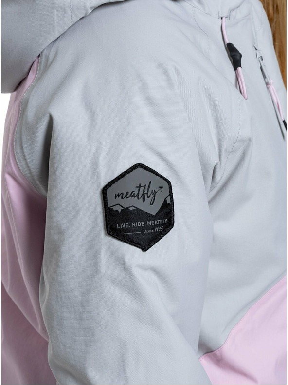 Meatfly Meatfly gyerek SNB & SKI dzseki Deliah Grey/Pastel Pink