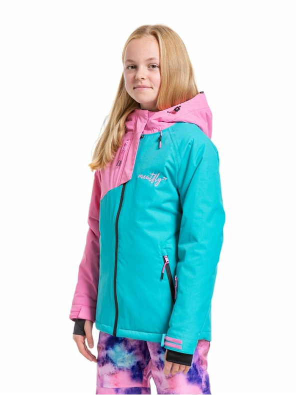 Meatfly Meatfly gyerek SNB & SKI dzseki Deliah Hot Pink/Turquoise