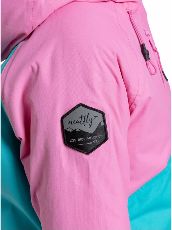 Meatfly Meatfly gyerek SNB & SKI dzseki Deliah Hot Pink/Turquoise