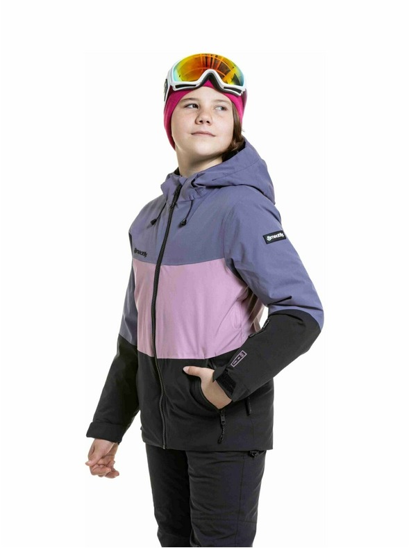 Meatfly Meatfly gyerek SNB & SKI dzseki Deliah Black / Purple Light