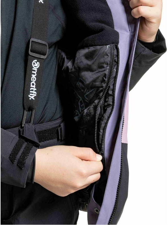 Meatfly Meatfly gyerek SNB & SKI dzseki Deliah Black / Purple Light