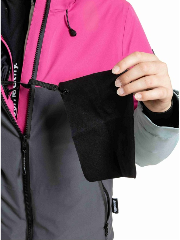 Meatfly Meatfly gyerek SNB & SKI dzseki Deliah Grey Dark / Pink