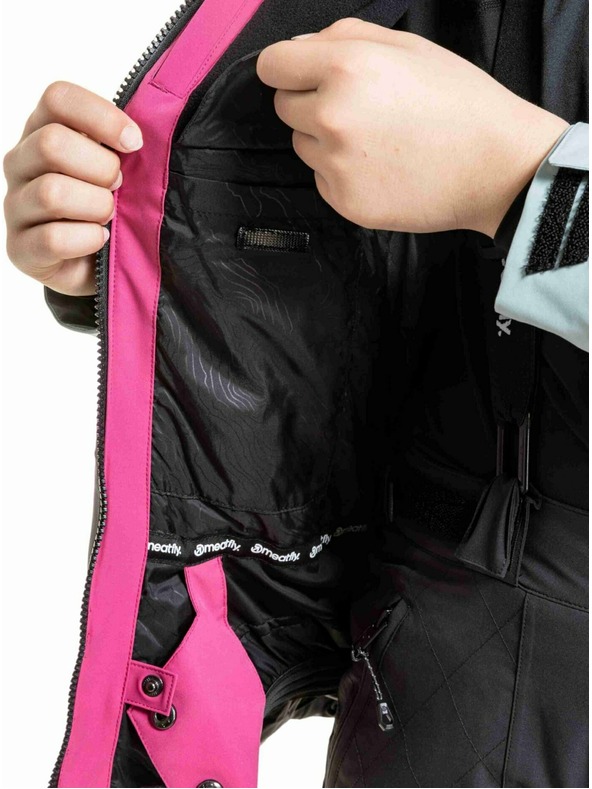 Meatfly Meatfly gyerek SNB & SKI dzseki Deliah Grey Dark / Pink