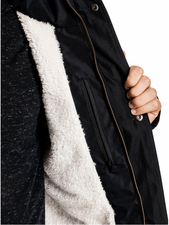 Meatfly Meatfly férfi téli kabát Lars Parka Black