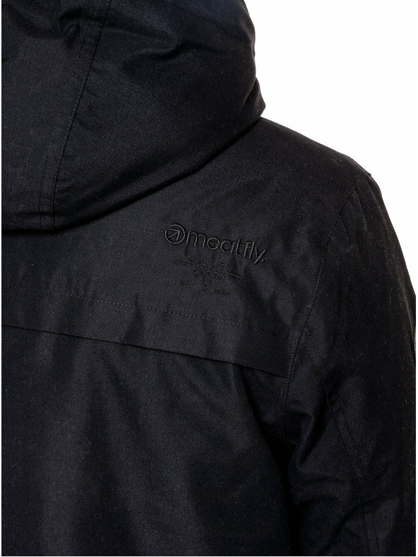 Meatfly Meatfly férfi téli kabát Lars Parka Black