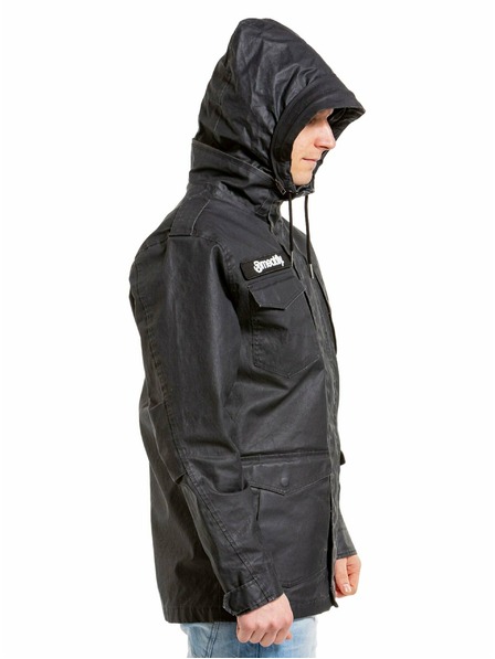 Meatfly Meatfly férfi street kabát Brian Black