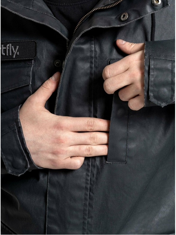 Meatfly Meatfly férfi street kabát Brian Black