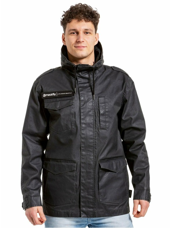Meatfly Meatfly férfi street kabát Brian Black