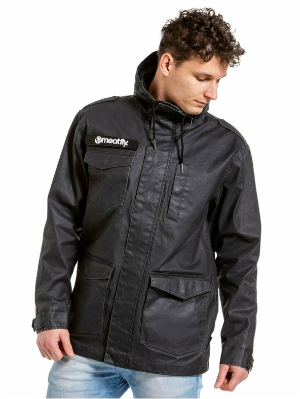 Meatfly Meatfly férfi street kabát Brian Black