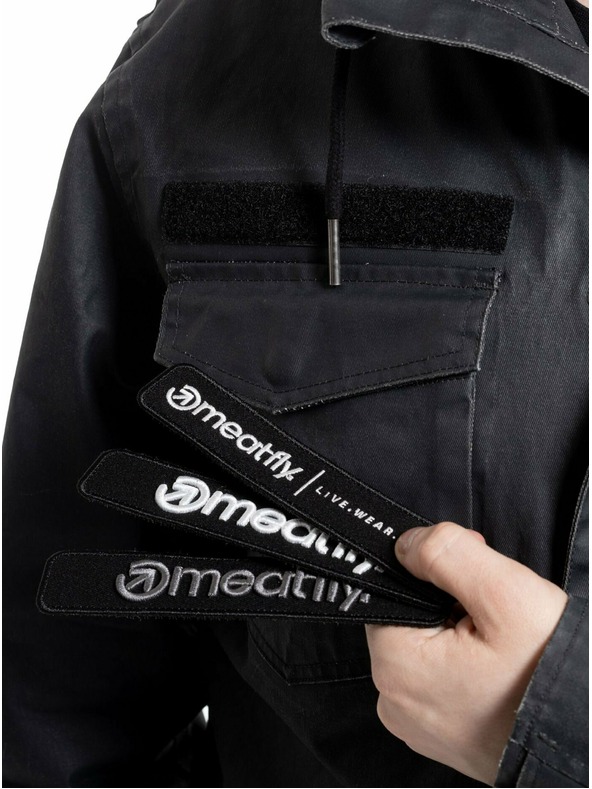 Meatfly Meatfly férfi street kabát Brian Black