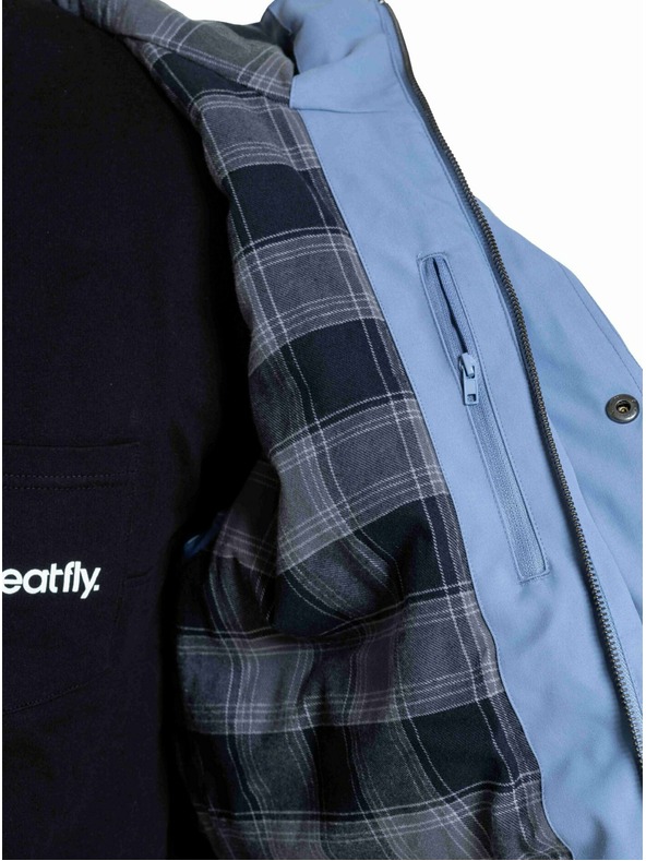 Meatfly Meatfly férfi téli kabát Nils Stonewash