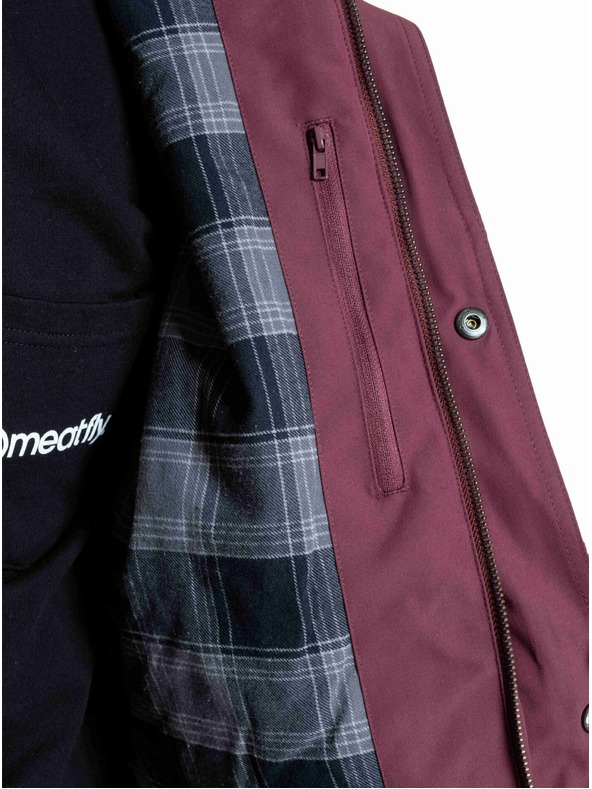 Meatfly Meatfly férfi téli kabát Nils Pomegranate