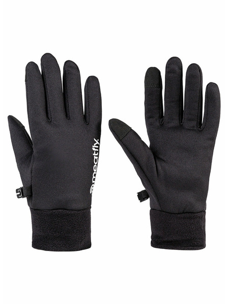 Meatfly Meatfly férfi kesztyű Mens Powerstretch Black White