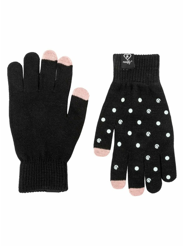 Meatfly Meatfly kesztyű Boyd Black Dots