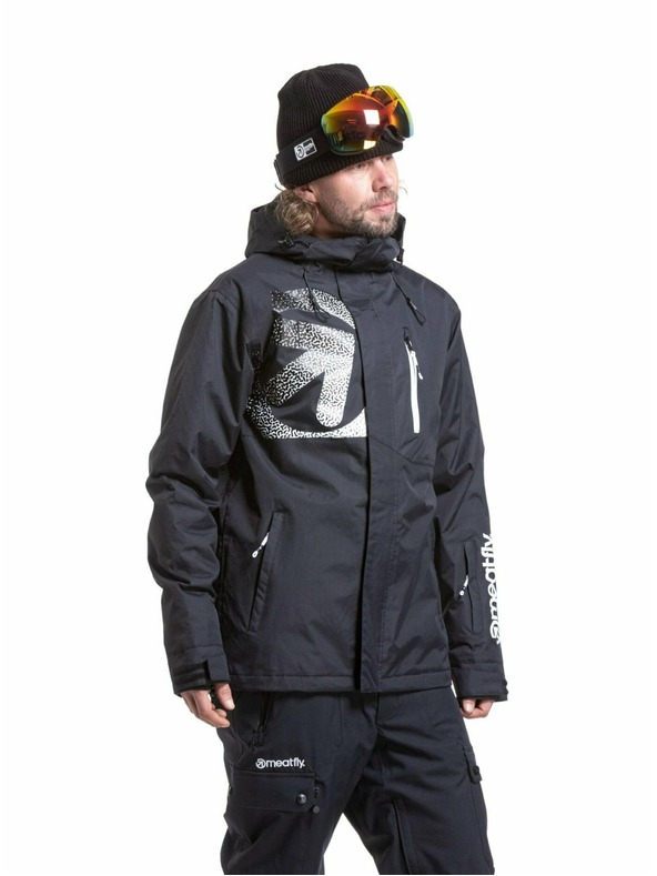 Meatfly Meatfly férfi SNB & SKI kabát Shader Black