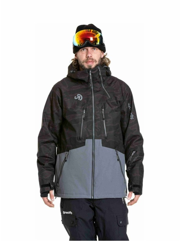 Meatfly Meatfly férfi SNB & SKI kabát Cronos Morph Black