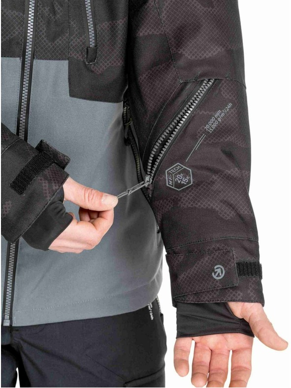 Meatfly Meatfly férfi SNB & SKI kabát Cronos Morph Black