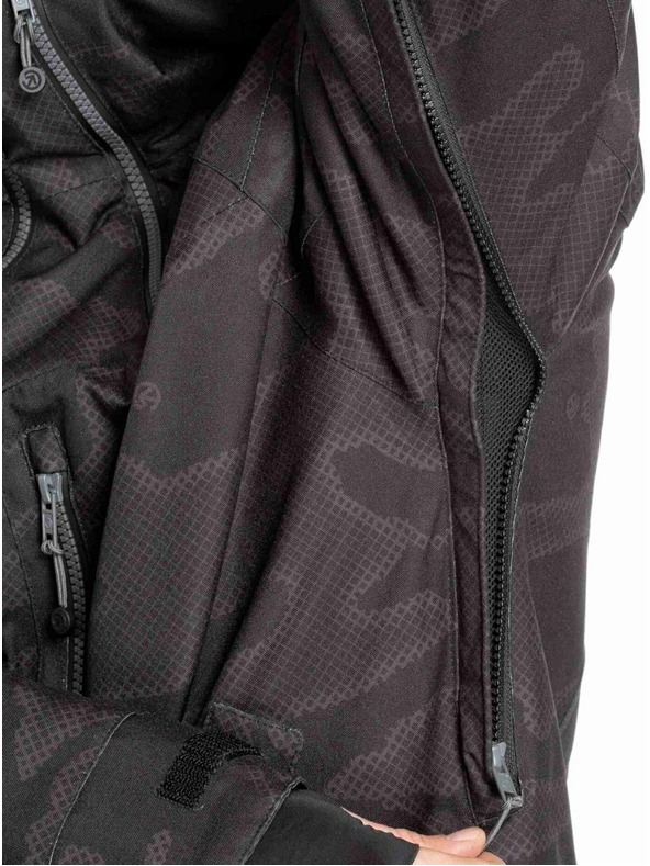 Meatfly Meatfly férfi SNB & SKI kabát Cronos Morph Black