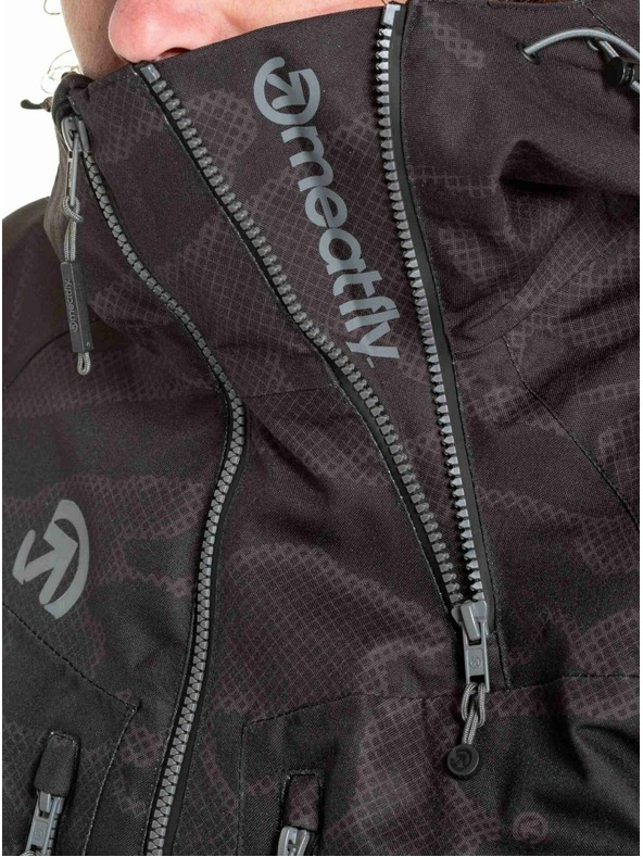 Meatfly Meatfly férfi SNB & SKI kabát Cronos Morph Black