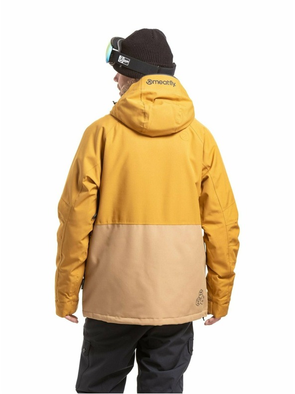 Meatfly Meatfly férfi SNB & SKI kabát Vertigo Wood / Tan