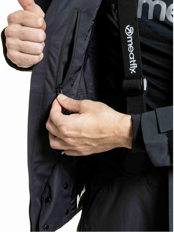 Meatfly Meatfly férfi SNB & SKI kabát Acha Black