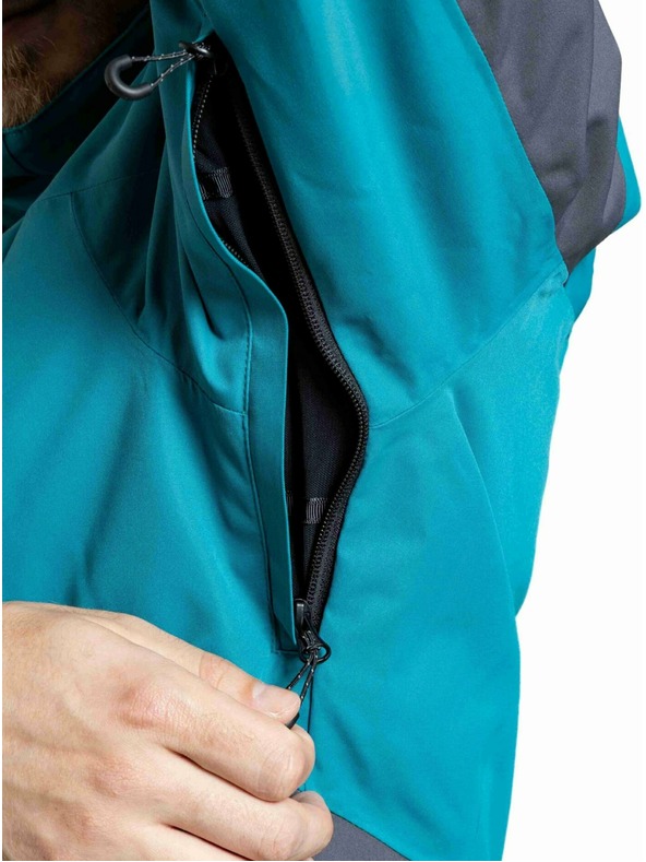 Meatfly Meatfly férfi SNB & SKI kabát Shader Hb Blue / Lime