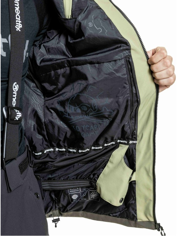 Meatfly Meatfly férfi SNB & SKI kabát Cronos Olive Light / Olive Dark