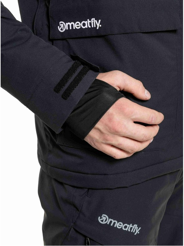 Meatfly Meatfly férfi SNB & SKI kabát Vertigo Black