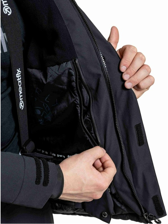 Meatfly Meatfly férfi SNB & SKI kabát Vertigo Black