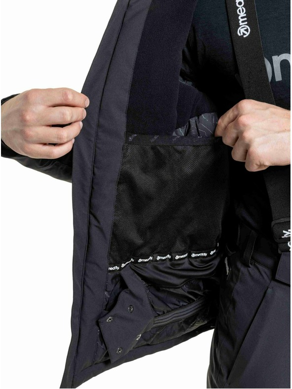 Meatfly Meatfly férfi SNB & SKI kabát Vertigo Black
